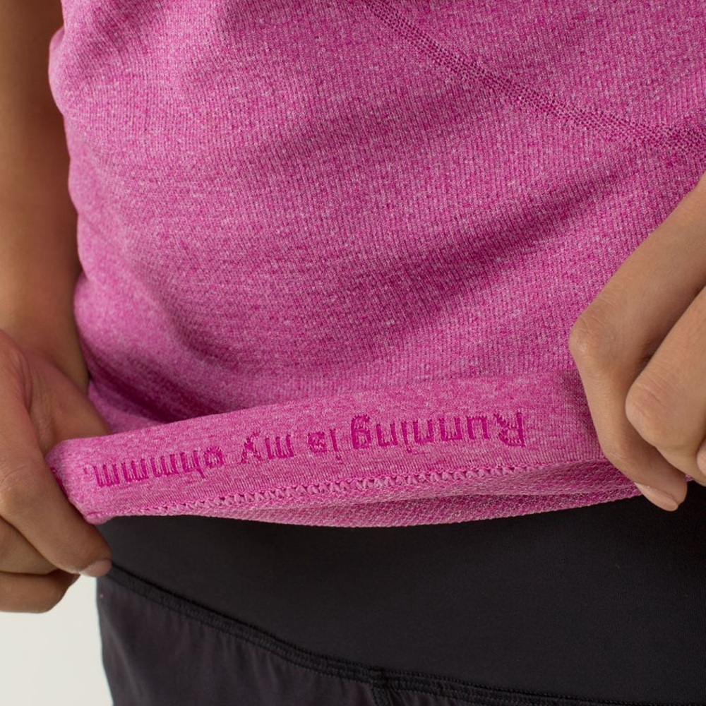 Lululemon Run Swiftly Tech Racerback Women’s Tank 'Heathered Raspberry' Size (6) - Picture 12 of 15